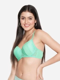 Susie Blue Radiance Lace Cup Padded Wired Bra -Shyaway s041 blueradiance 02