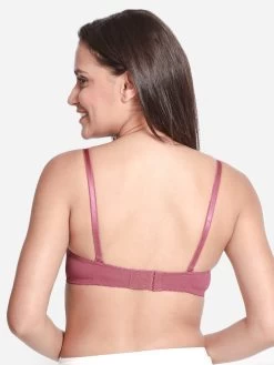 Susie Dusky Orchid Wired Full Coverage Padded Lace Bra -Shyaway s042 duskyorchid 04