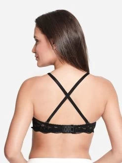 Susie Black Beauty Full Lace Sexy Padded Wired Balconette Bra 12 Susie Black Beauty Full Lace Sexy Padded Wired Balconette Bra -Shyaway s046 blackbeauty 05