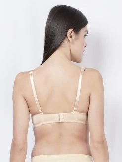 Susie Ivory Skin Lace Padded Wired 3/4th Coverage Bra -Shyaway s048 pearledivory 3