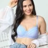 Susie Windsurfer Blue Lace Padded Wired 3/4th Coverage Bra -Shyaway s048 windsurfer