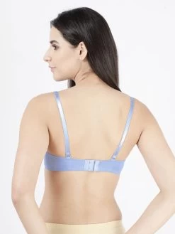 Susie Windsurfer Blue Lace Padded Wired 3/4th Coverage Bra -Shyaway s048 windsurfer 3