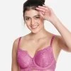 Susie Orchid Purple Full Lace Padded Wired Designer Bra -Shyaway s049 orchidpurple 01