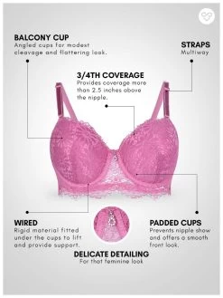 Susie Orchid Purple Full Lace Padded Wired Designer Bra 9 Susie Orchid Purple Full Lace Padded Wired Designer Bra -Shyaway s049 orchidpurple 06