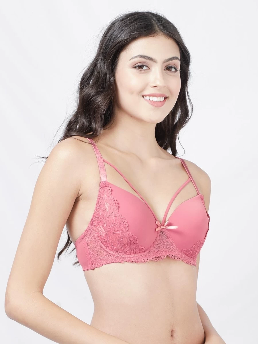 Susie Wild Rose Strappy Neckline Padded Wired Bra 5 Susie Wild Rose Strappy Neckline Padded Wired Bra - Image 3