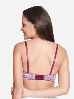 Susie Orchid Purple Paisley Printed Padded Wired Bra -Shyaway s054 duskyorchid 1 1