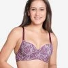 Susie Orchid Purple Paisley Printed Padded Wired Bra 1 Susie Orchid Purple Paisley Printed Padded Wired Bra -Shyaway s054 duskyorchid 3 1