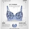 Susie Delicate Blue Casual Padded Wired T-Shirt Bra