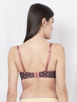 Susie Withered Rose Printed Lace Neckline Padded Wired Bra 11 Susie Withered Rose Printed Lace Neckline Padded Wired Bra -Shyaway s057 witheredrose 3