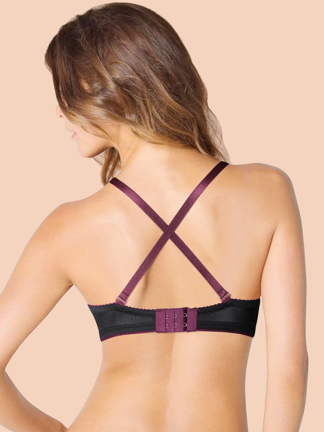 Susie Black Beauty Full Lace Contrast Cup Plunge Bra 5 Susie Black Beauty Full Lace Contrast Cup Plunge Bra - Image 3