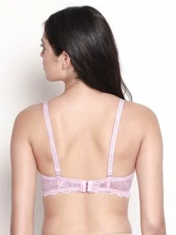 Susie Baby Pink Padded Designer Lace Strappy Front Bra 11 Susie Baby Pink Padded Designer Lace Strappy Front Bra -Shyaway s17014 babypink 04