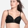 Susie Black Beauty Padded Wired Full Lace Designer Bra