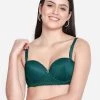 Susie Deep Green Padded Wired Balconette Designer Bra 2 Susie Deep Green Padded Wired Balconette Designer Bra -Shyaway s17054 deeplagoon 01