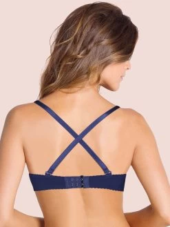 Susie Ocean Cavren Blue Padded Wired Full Lace Plunge Bra 7 Susie Ocean Cavren Blue Padded Wired Full Lace Plunge Bra -Shyaway s18042 oceancavrenblue c