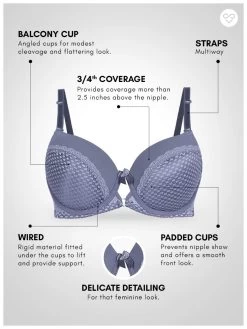 Susie Jacaranda Blue Padded Wired Designer Lace Bra 9 Susie Jacaranda Blue Padded Wired Designer Lace Bra -Shyaway s19059 jacarandablue 06