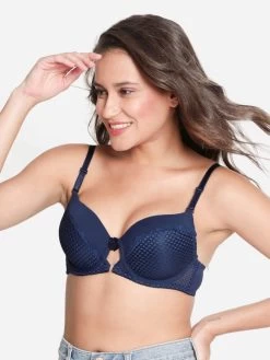 Susie Ocean Blue Padded Wired Designer Lace Bra 10 Susie Ocean Blue Padded Wired Designer Lace Bra -Shyaway s19059 oceanblue 02