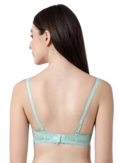 Susie Mint Green Lace Embellished Lightly Padded Balconette Bra -Shyaway s23031 mintgreen 03