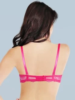 Susie Magenta Lace Balconette Bra 6 Susie Magenta Lace Balconette Bra -Shyaway s28034 magenta 2