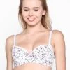 Susie Violet Rose Flower Print Padded Everyday Bra -Shyaway s418 violet 1