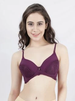 Susie Dark Purple Lace Fancy Strap Wired Bra 10 Susie Dark Purple Lace Fancy Strap Wired Bra -Shyaway s51007 darkpurple 01 1