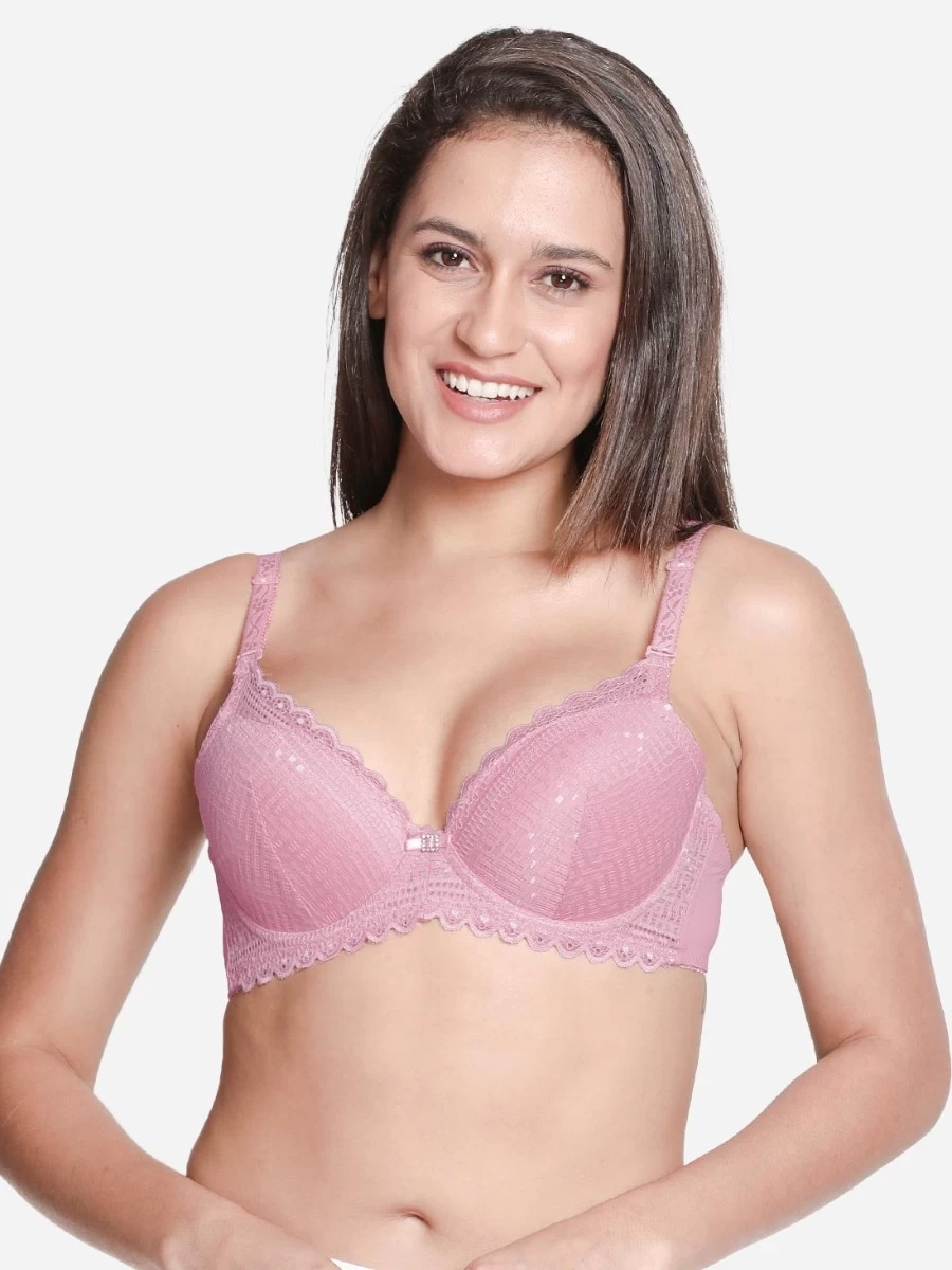 Susie Mary Rose Padded Wired 3/4th Coverage Full Lace Bra 4 Susie Mary Rose Padded Wired 3/4th Coverage Full Lace Bra - Image 2