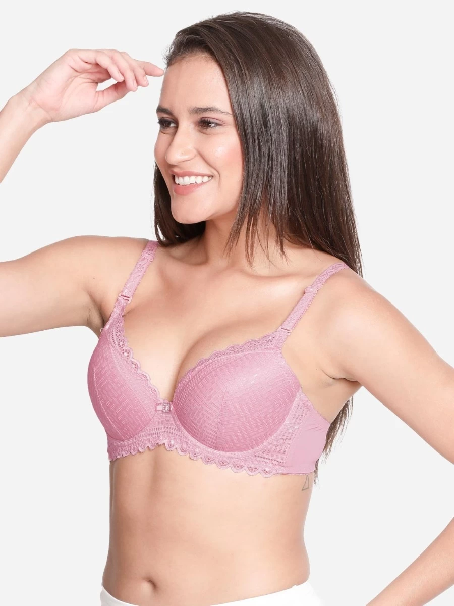 Susie Mary Rose Padded Wired 3/4th Coverage Full Lace Bra 5 Susie Mary Rose Padded Wired 3/4th Coverage Full Lace Bra - Image 3