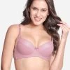 Susie Ballet Pink Padded Wired Demi Coverage Pushup Bra 1 Susie Ballet Pink Padded Wired Demi Coverage Pushup Bra -Shyaway s606 balletslipper 01