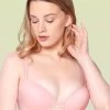 Susie LUSH Pink Push Up Bra With Back Adjustable Strap -Shyaway sc064 pink 1