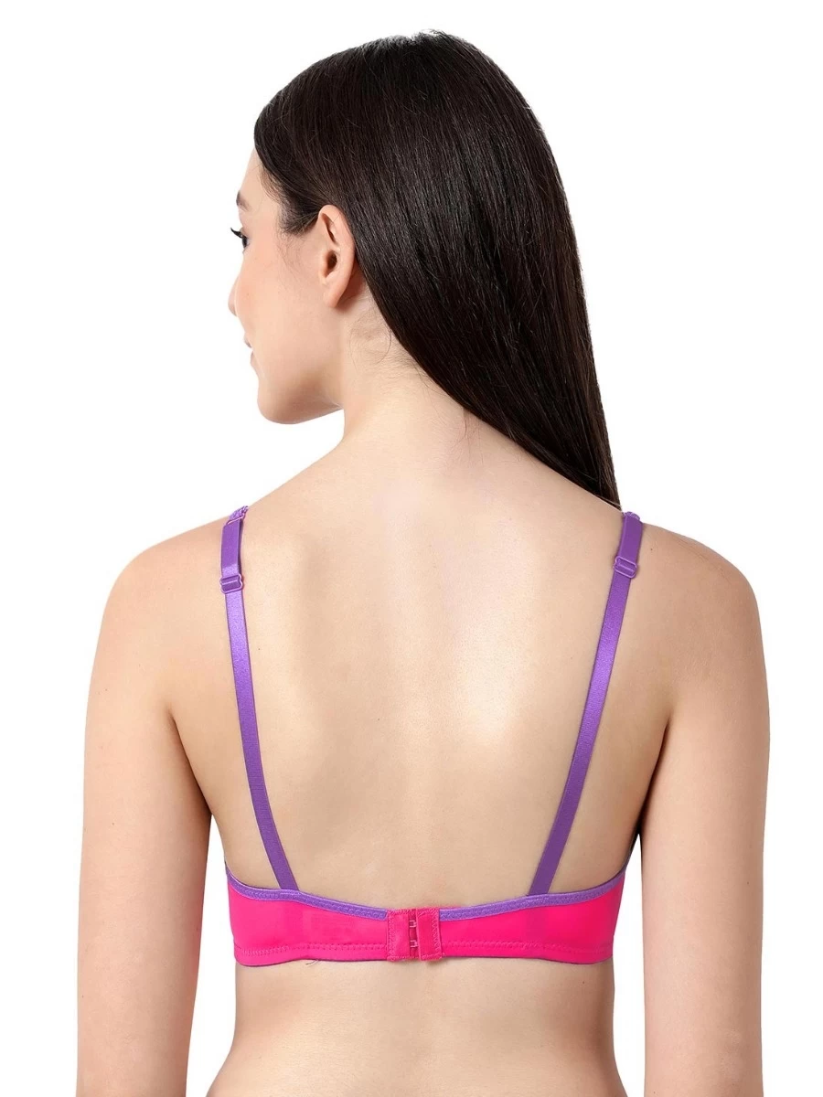 Susie CANDY Pink Violet Push Up Bra With Plunging Neckline 6 Susie CANDY Pink Violet Push Up Bra With Plunging Neckline - Image 4