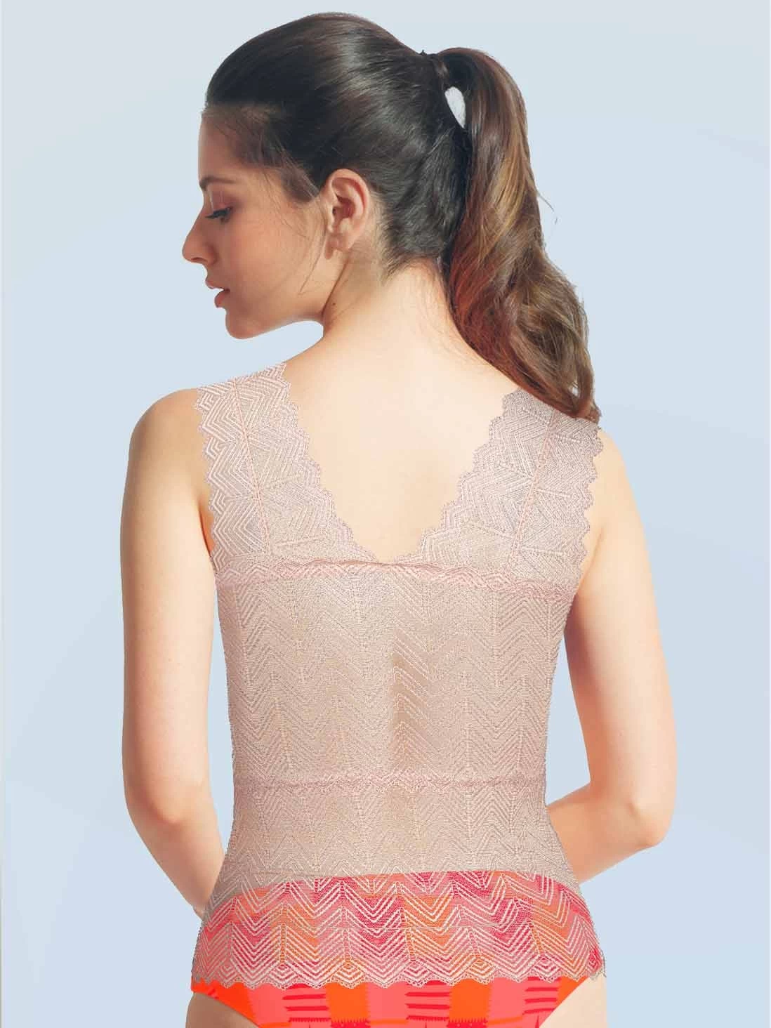 SHYLE SKIN FULL LACE SEXY TRANSAPARENT CAMISOLE 4 SHYLE SKIN FULL LACE SEXY TRANSAPARENT CAMISOLE - Image 2