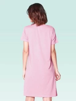 Shyaway Dusty Pink Book Addict Letter Print Nightgown 7 Shyaway Dusty Pink Book Addict Letter Print Nightgown -Shyaway shyaway dusty pink book addict letter print nightgown 3