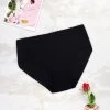 Shyle Black Cotton Plus Size Hipster Panty