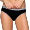 Shyle Black Printed Waist Band Thong Panty 1 Shyle Black Printed Waist Band Thong Panty -Shyaway shyle black printed waist band thong panty 1