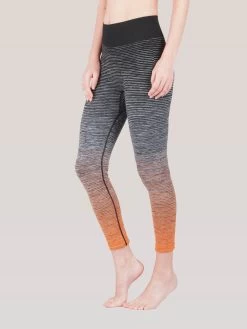 Shyle Double Shade Black Orange Stripes Sports Pant -Shyaway shyle double shade black orange stripes sports pant