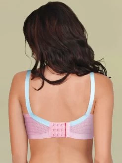 Shyle Light Pink With Blue Straps Nursing Bra -Shyaway shyle light pink with blue straps nursing bra 1