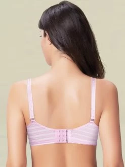 Shyle Lilac Stripe Pattern Nursing Bra 8 Shyle Lilac Stripe Pattern Nursing Bra -Shyaway shyle lilac stripe pattern nursing bra 1