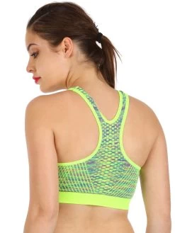 Shyle Neon Yellow Front Zipper Racerback Sports Bra 9 Shyle Neon Yellow Front Zipper Racerback Sports Bra -Shyaway shyle neon yellow front zipper racerback sports bra