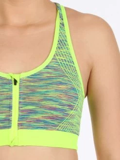 Shyle Neon Yellow Front Zipper Racerback Sports Bra 10 Shyle Neon Yellow Front Zipper Racerback Sports Bra -Shyaway shyle neon yellow zipper racerback sports bra