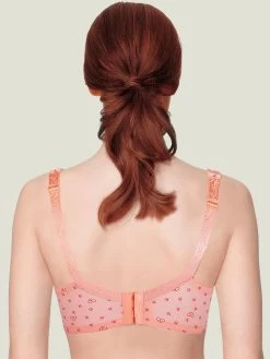 Shyaway -Shyaway shyle peach printed nursing bra 1