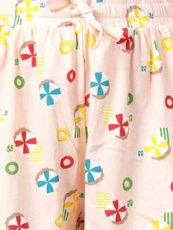 Shyaway White Skin Beach Print Nightwear Shorts Set 15 Shyaway White Skin Beach Print Nightwear Shorts Set -Shyaway shyss018 whitepeach 07