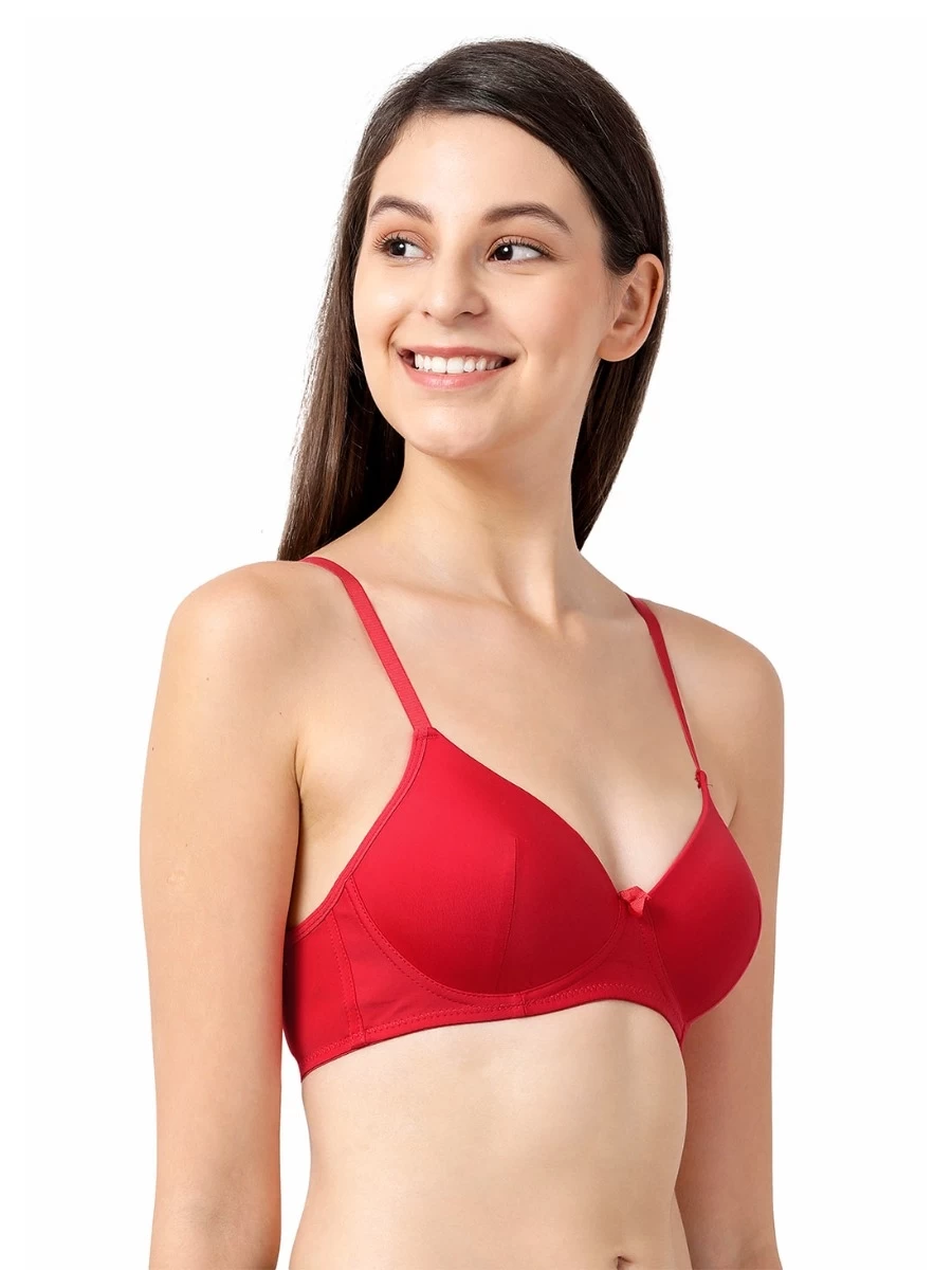 Susie Red Casual Padded Everyday Bra 6 Susie Red Casual Padded Everyday Bra - Image 4