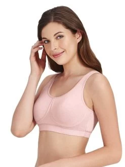 Amante Crystal Rose Removable Padding Sleep Cami Bra -Shyaway side 9 1