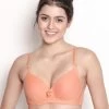 Susie Apricot Skin Everyday Cotton Padded Wirefree T-shirt Bra