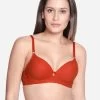 Susie Orange Everyday Cotton Padded Wirefree T-shirt Bra 2 Susie Orange Everyday Cotton Padded Wirefree T-shirt Bra -Shyaway sk045 orange 01