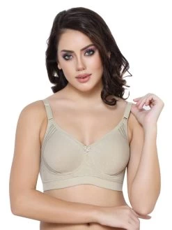 Libra Light Grey Full Coverage Side Encircled Non Padded Hi Support Bra