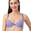Susie Purple Melange Padded Wired T Shirt Bra