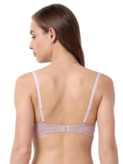 Susie Mauve Melange Lace Neckline Padded Wired T Shirt Bra 9 Susie Mauve Melange Lace Neckline Padded Wired T Shirt Bra -Shyaway sq10082 mauvemelange 03