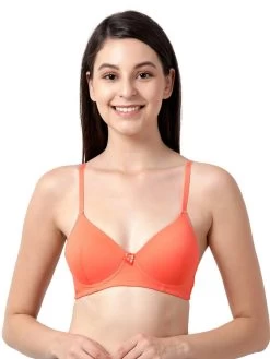 Susie Orange All Day Comfort Padded Everyday Bra