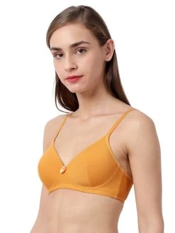 Susie Gold Yellow All Day Comfort Padded Everyday Bra -Shyaway sq1015 goldyellow 02