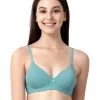 Susie Dusty Blue All Day Comfort Padded Everyday Bra -Shyaway sq1017 dustyblue 01